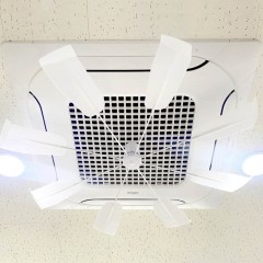 메나르 MENARE 무동력 천장형 시스템 에어컨 온풍 바람개비 순환 실링팬