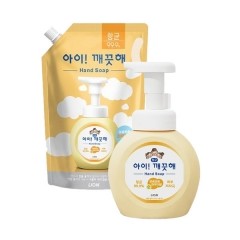 [아이깨끗해] 순 핸드솝 250ml x 1개 + 600ml 리필 x 1개